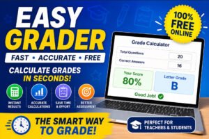 Free Grading Calculator: Easy Teacher Grading Guide